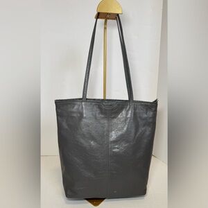 Latico grey glazed leather tote/purse